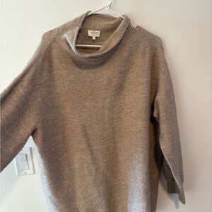 Gentle Fawn Taupe Cowl Neck Sweater